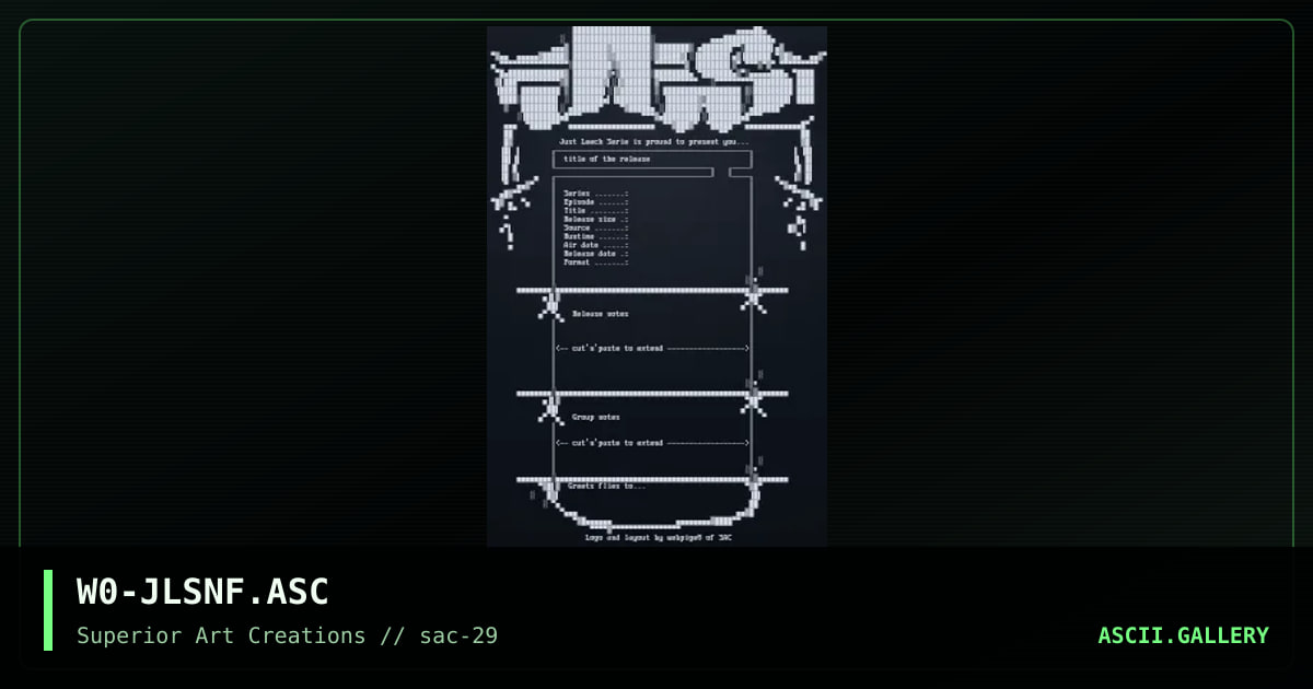 W0-JLSNF.ASC, by webpige0, 2004