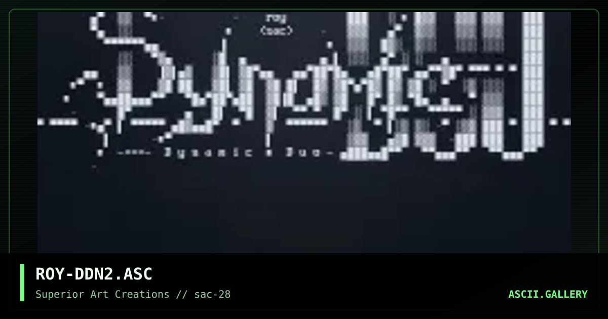 ROY-DDN2.ASC, by roy, 2003