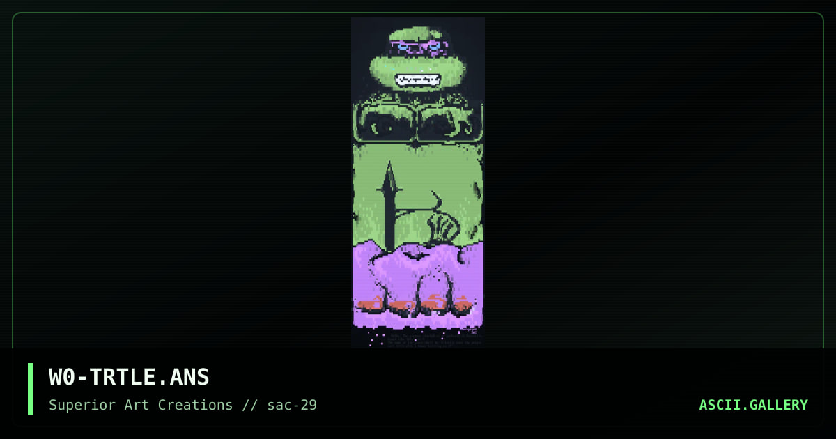 W0-TRTLE.ANS, by webpige0, 2004