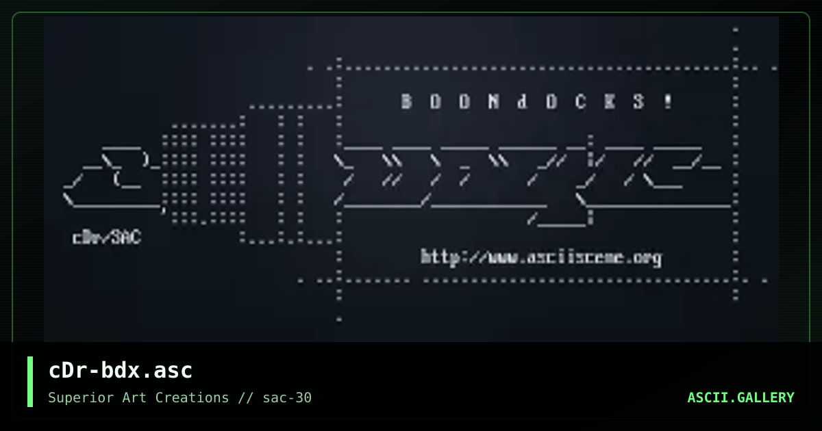 cDr-bdx.asc, by crusader, 2004