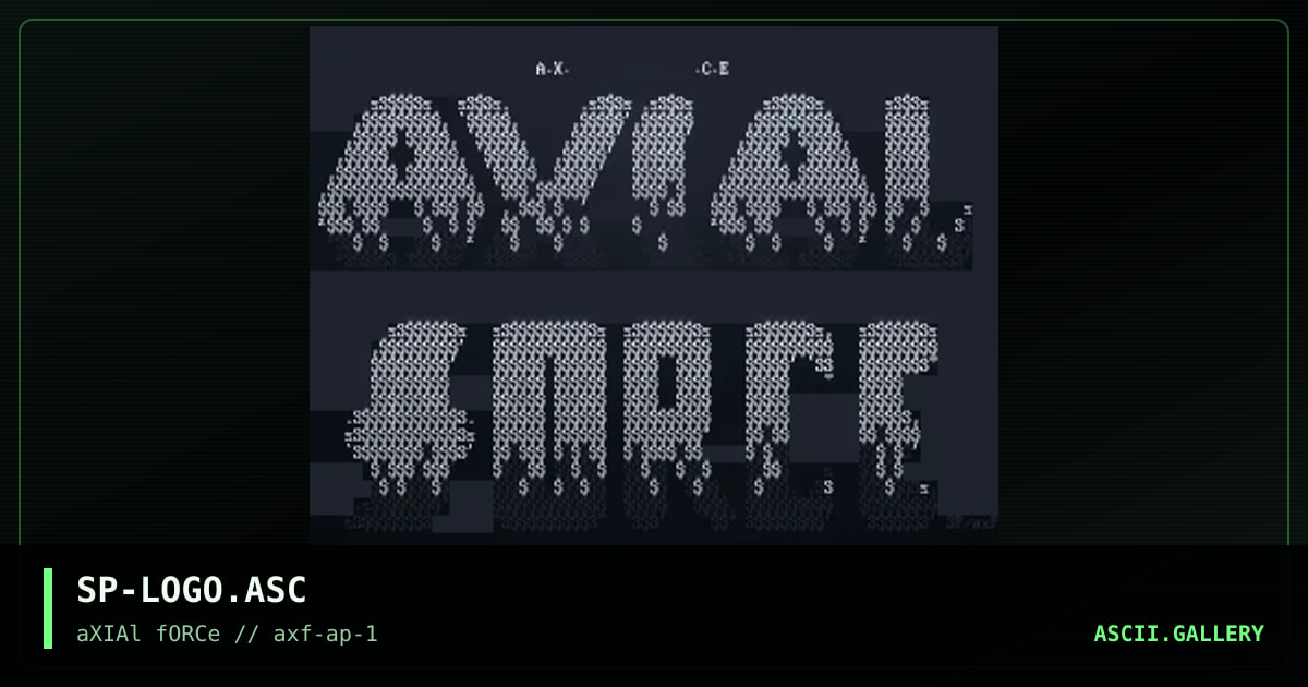 SP-LOGO.ASC, by spawn-axf, 1996