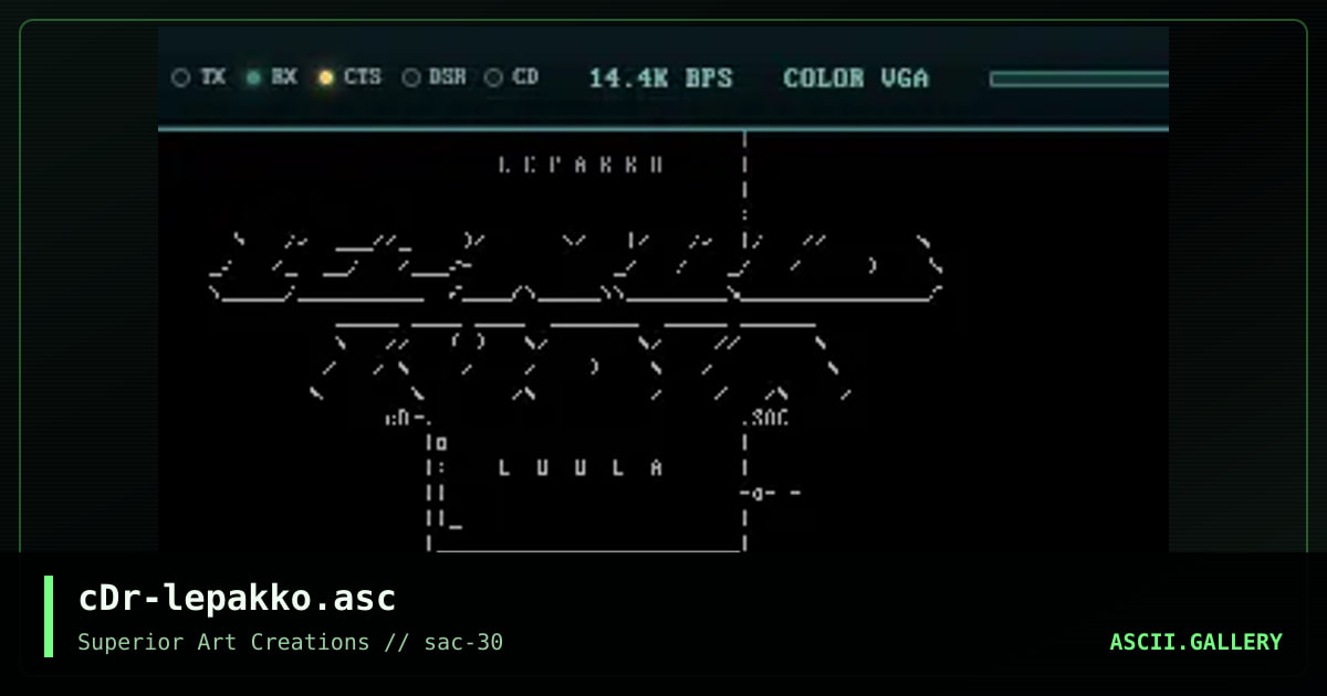 cDr-lepakko.asc, by crusader, 2004