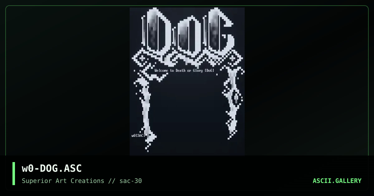w0-DOG.ASC, by webpige0, 2004