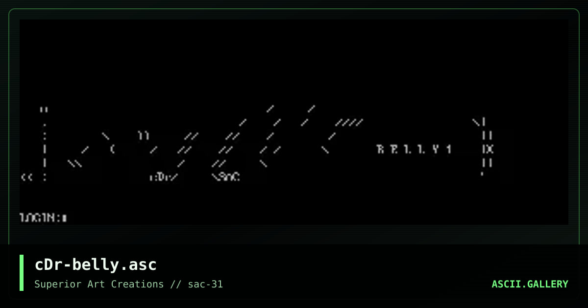 cDr-belly.asc, by crusader, 2004