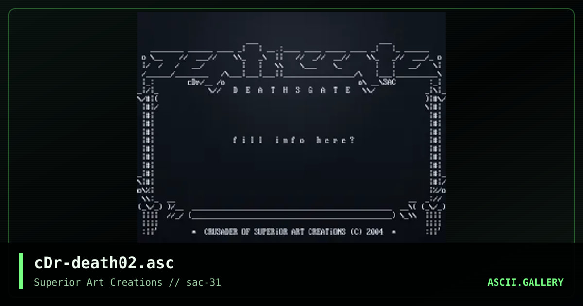 cDr-death02.asc, by crusader, 2004