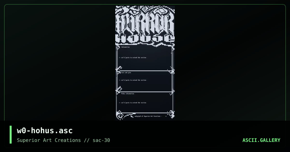 w0-hohus.asc, by webpige0, 2004