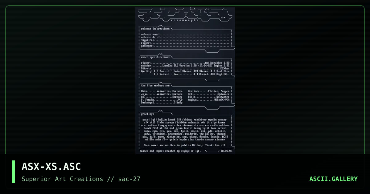 ASX-XS.ASC, by asphyx, 2002