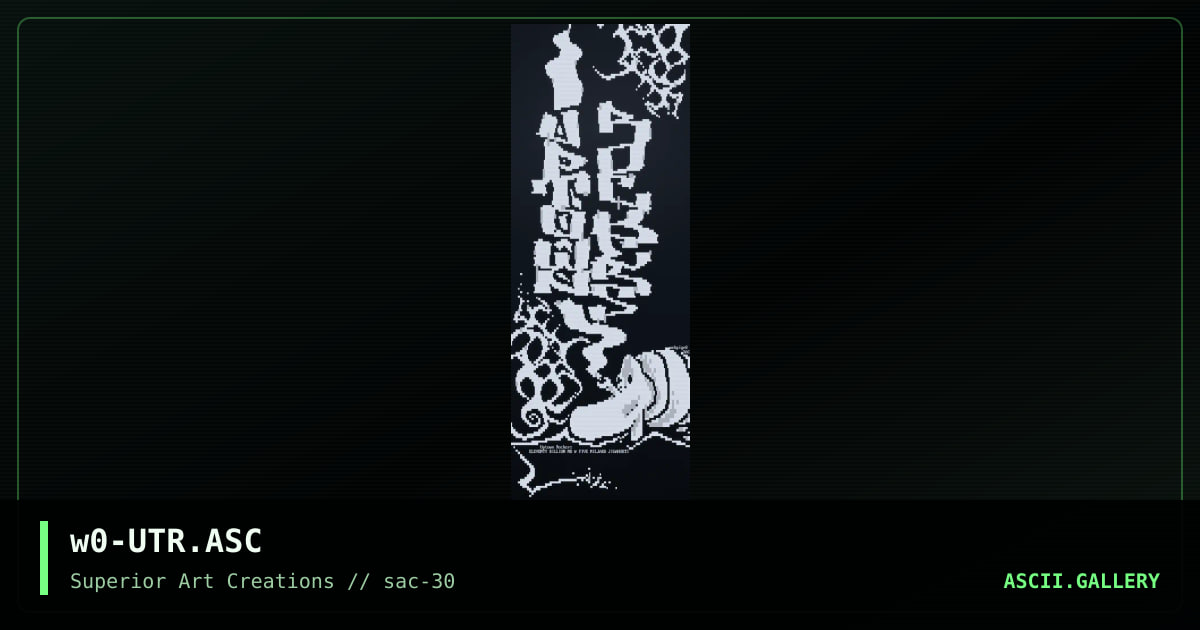 w0-UTR.ASC, by webpige0, 2004