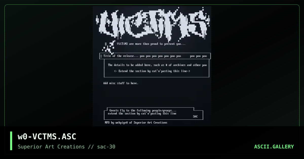 w0-VCTMS.ASC, by webpige0, 2004