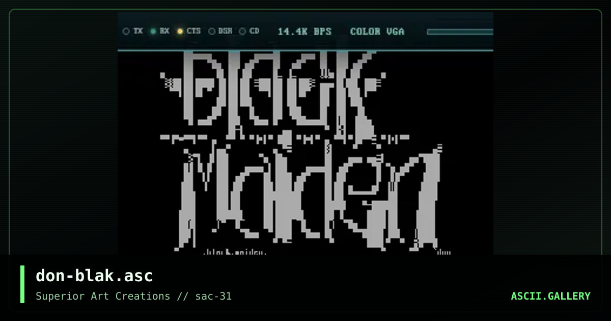 don-blak.asc, by don rapello, 2004