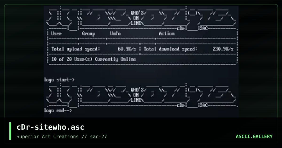 cDr-sitewho.asc, by crusader, 2002