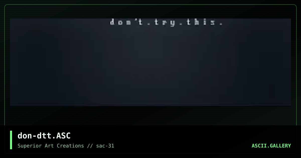 don-dtt.ASC, by don rapello, 2004
