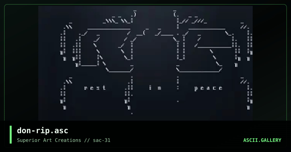 don-rip.asc, by don rapello, 2004