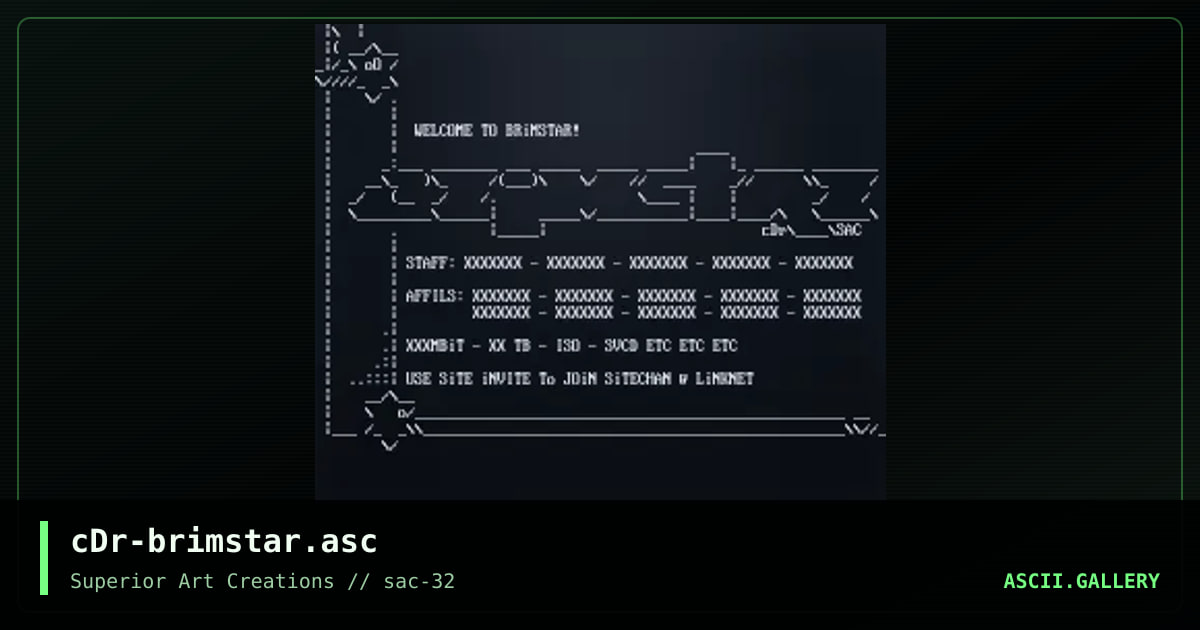 cDr-brimstar.asc, by crusader, 2005