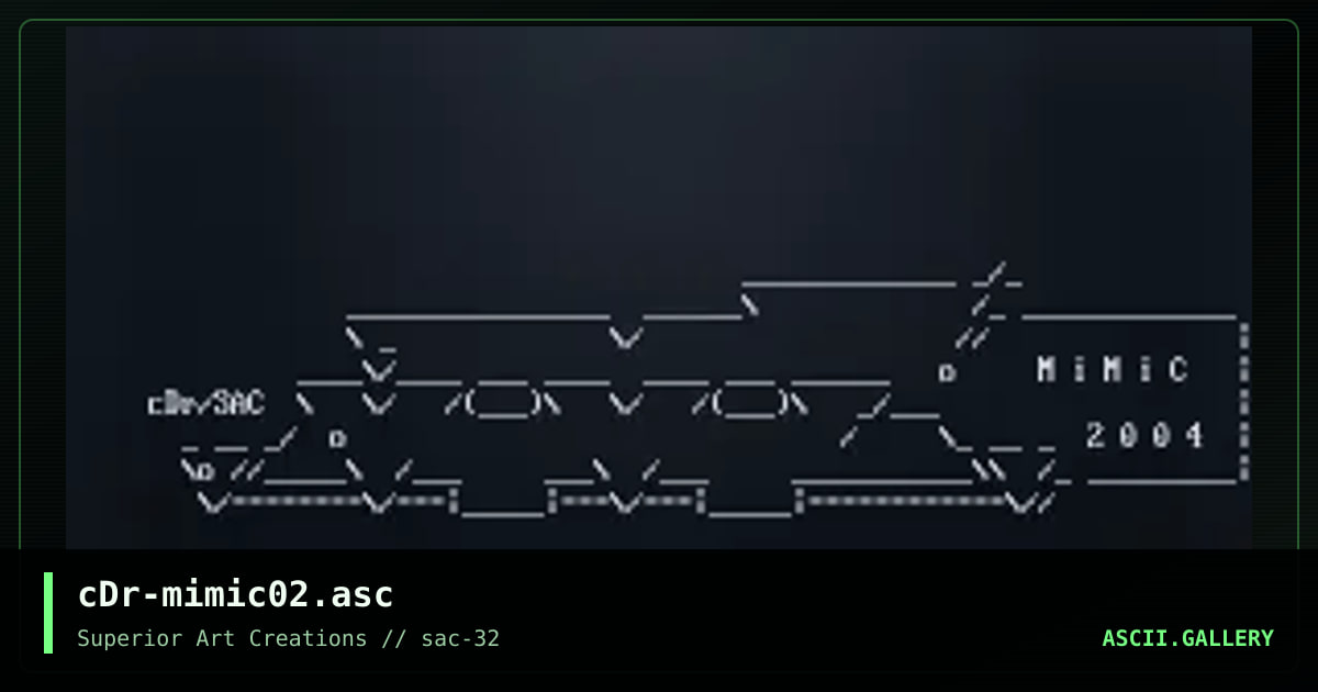 cDr-mimic02.asc, by crusader, 2005