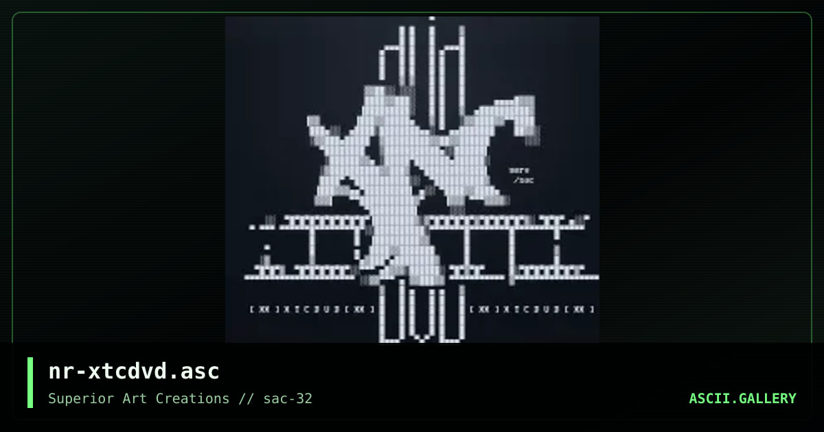 nr-xtcdvd.asc, by nerv, 2005