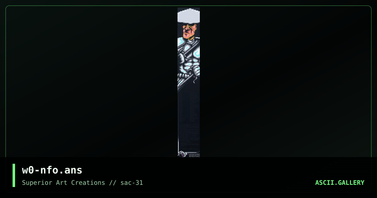 w0-nfo.ans, by webpige0, 2004