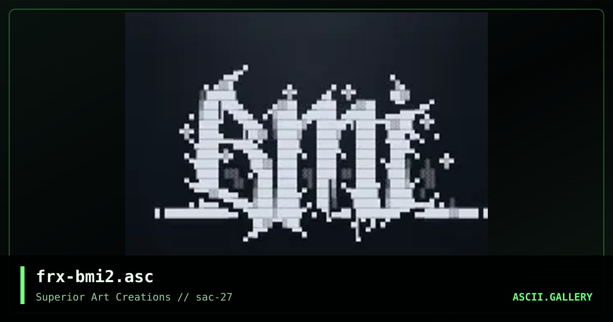 frx-bmi2.asc, by ferrex, 2002