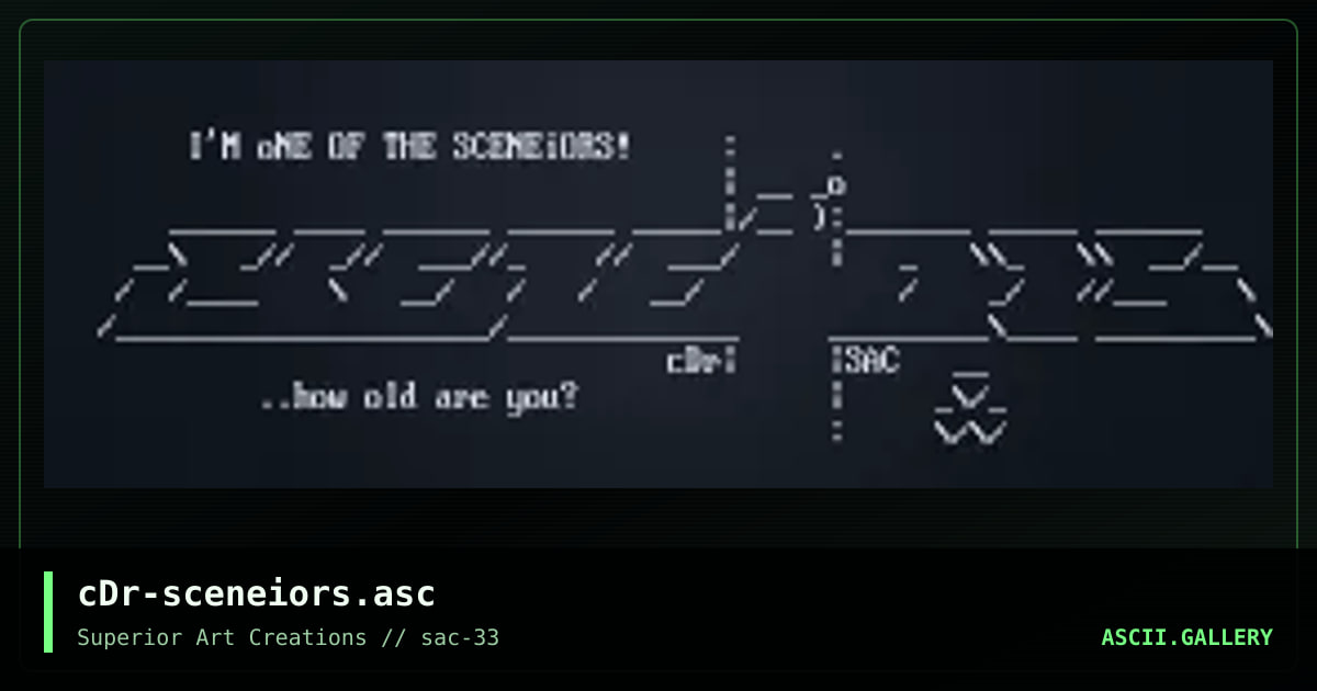 cDr-sceneiors.asc, by crusader, 2005