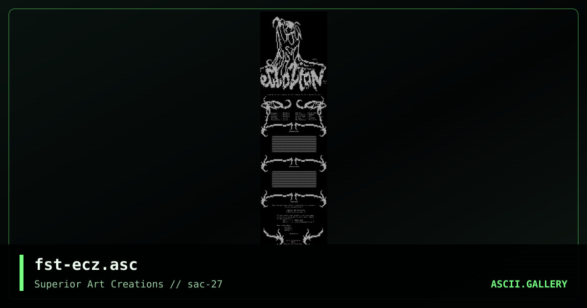 fst-ecz.asc, by f0st, 2002