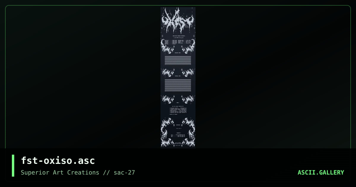 fst-oxiso.asc, by f0st, 2002