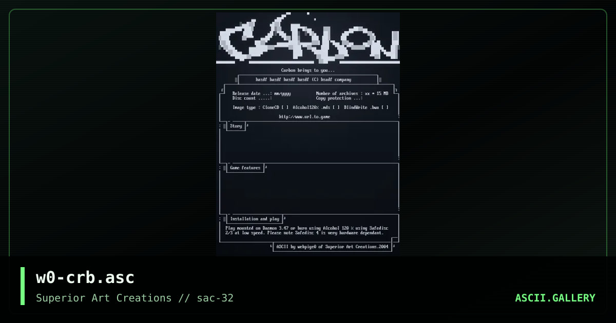 w0-crb.asc, by webpige0, 2005