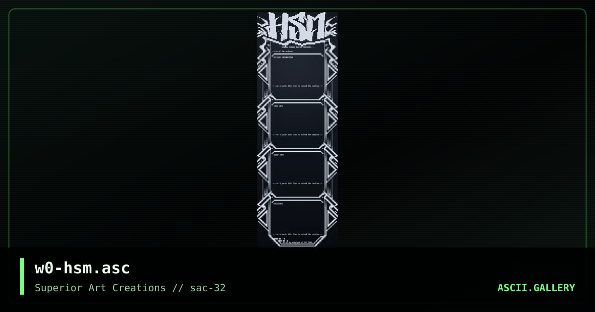 w0-hsm.asc, by webpige0, 2005