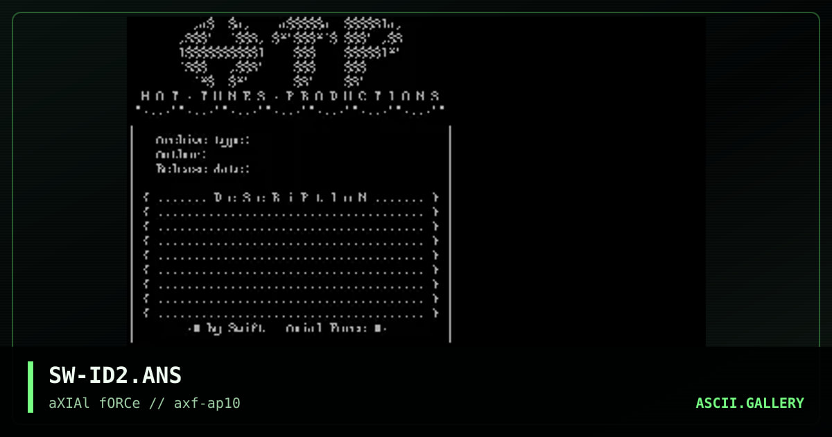 SW-ID2.ANS, by swift, 1996