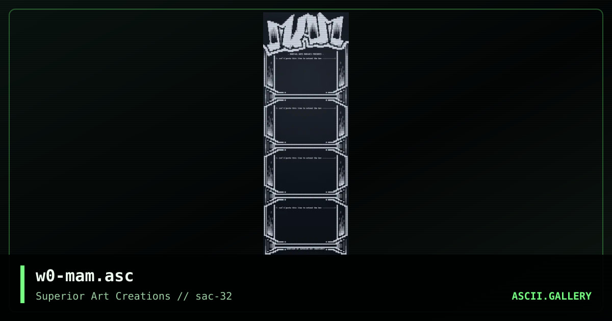 w0-mam.asc, by webpige0, 2005
