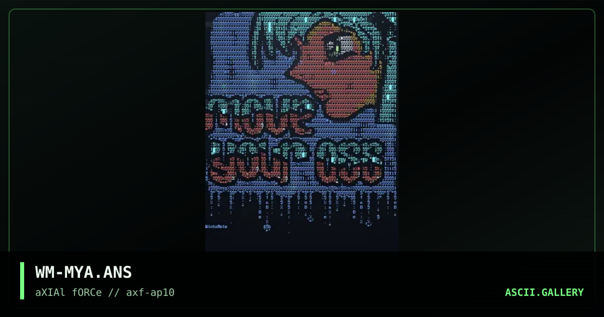Move Your Ass, by wintamute, 1996