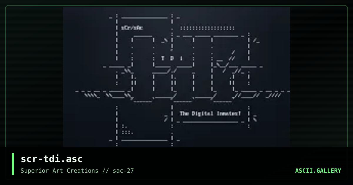 scr-tdi.asc, by scour, 2002