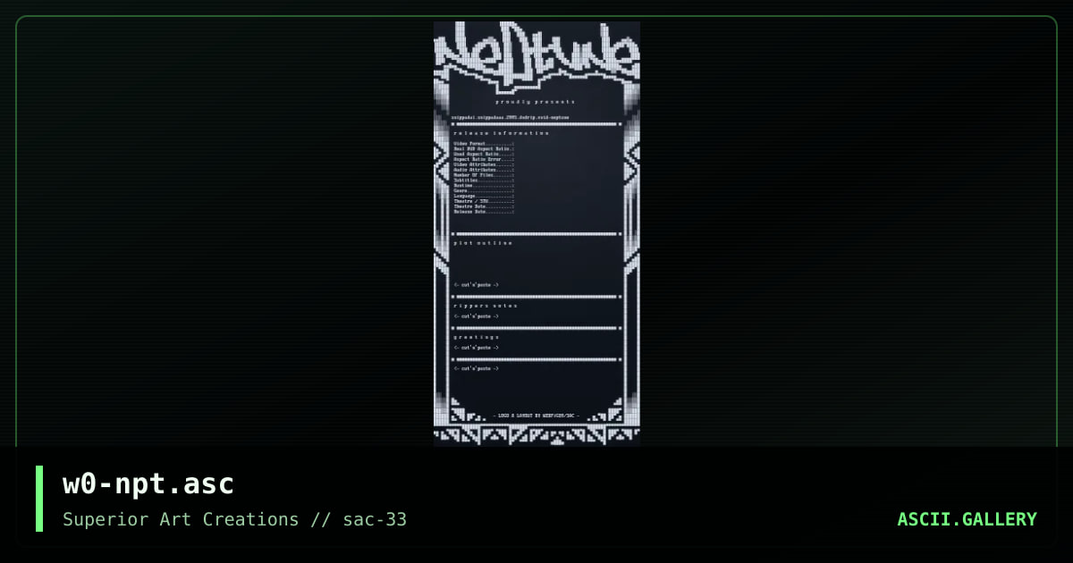 w0-npt.asc, by webpige0, 2005