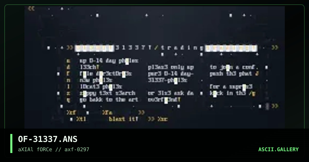 elite menu for tdw!, by overfiend, 1997