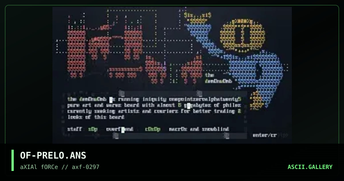 tdw-prelogon!, by overfiend, 1997