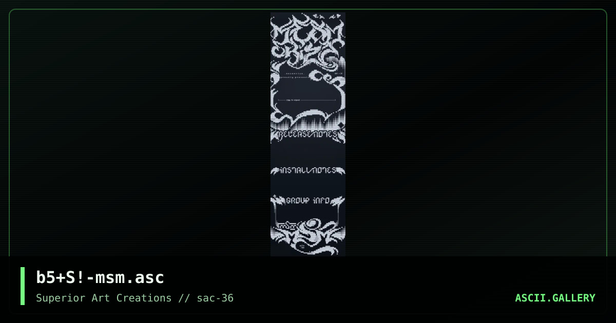 b5+S!-msm.asc, by barium, 2009