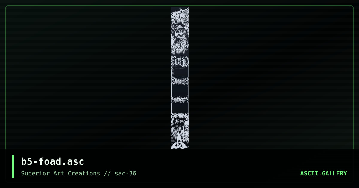 b5-foad.asc, by barium, 2009