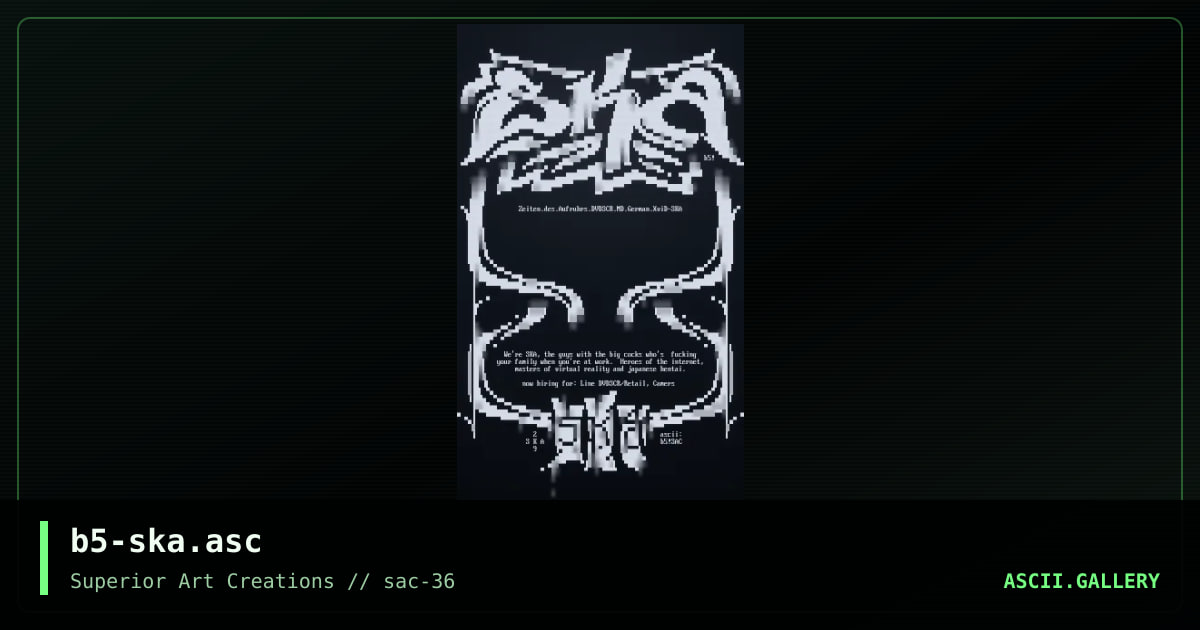 b5-ska.asc, by barium, 2009