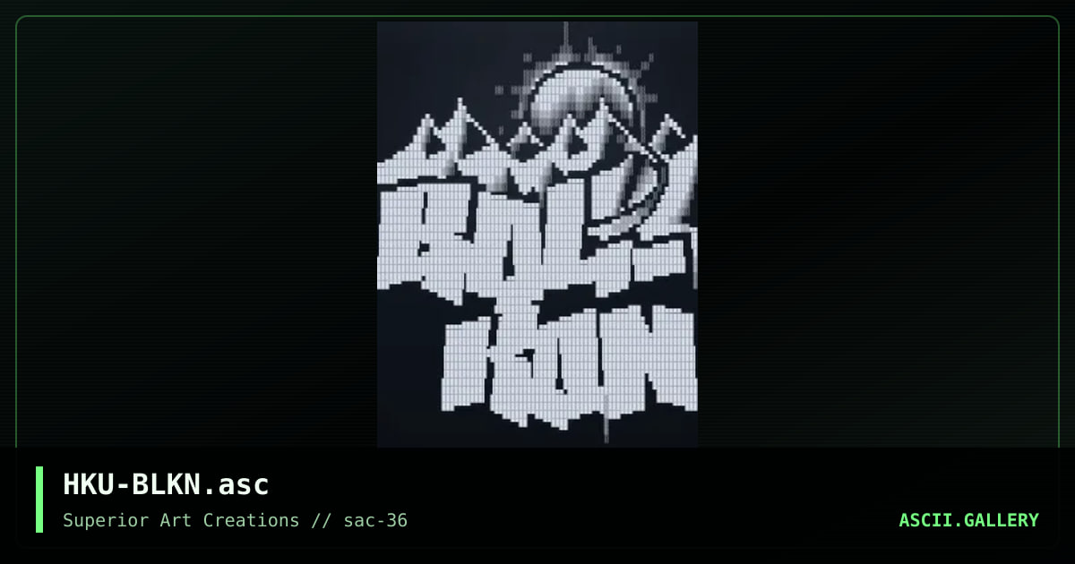 HKU-BLKN.asc, by hkultra, 2009