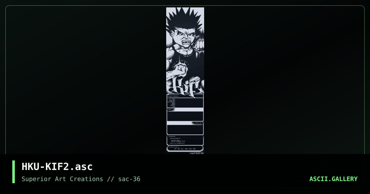 HKU-KIF2.asc, by hk the ultra villain, 2009