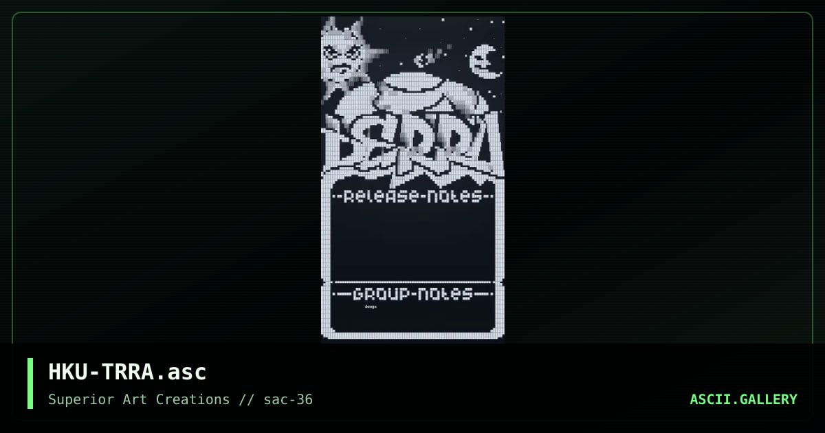 HKU-TRRA.asc, by hk the ultra villain, 2009