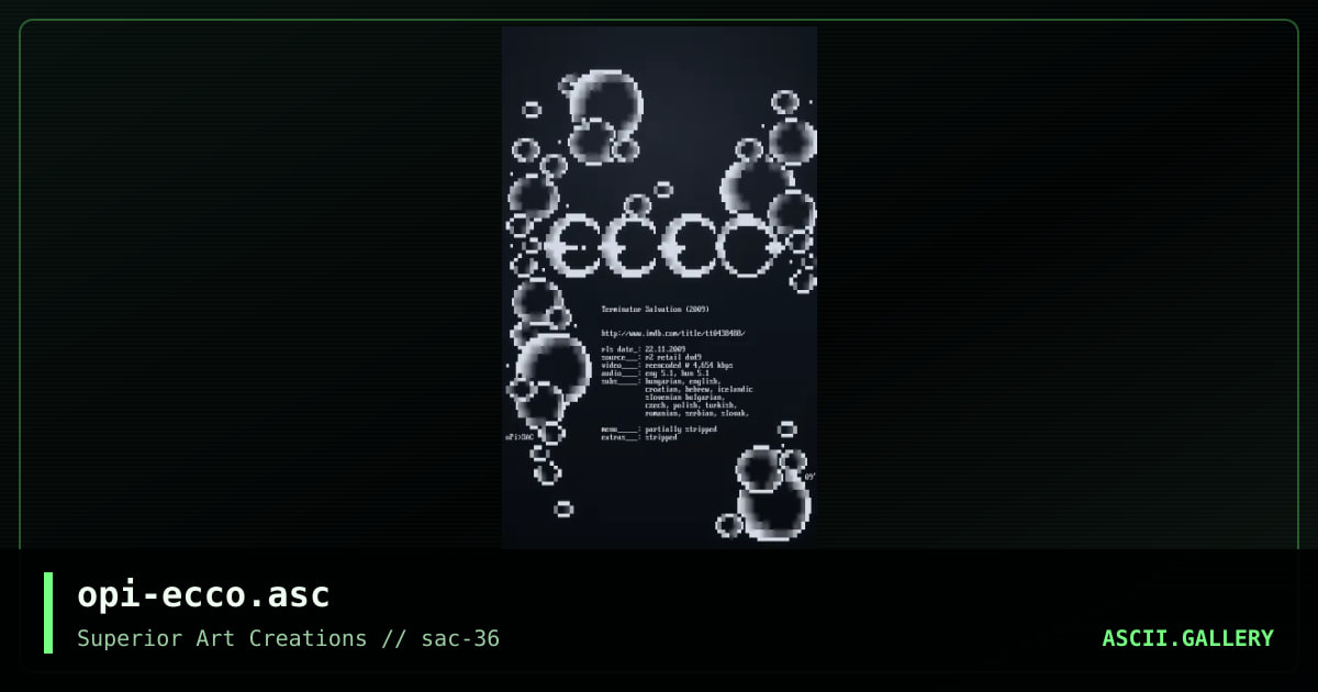opi-ecco.asc, by opi, 2009