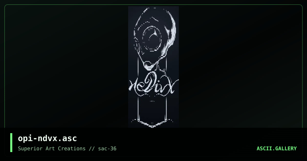 opi-ndvx.asc, by opi, 2009