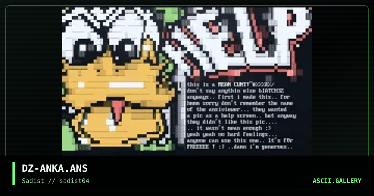 DZ-ANKA.ANS, by dizzy, 1999