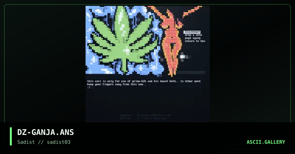 g4Nja farmer Prime64k.. :>, by dizzy, 1999