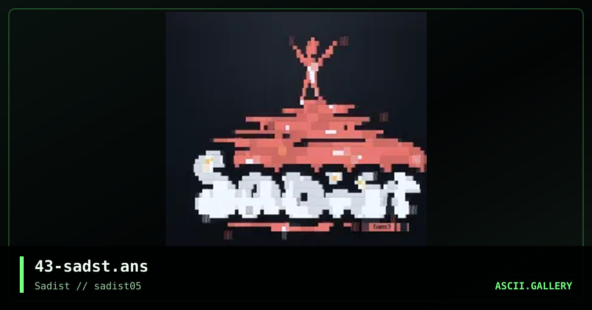43-sadst.ans, by aesthetic, 2005