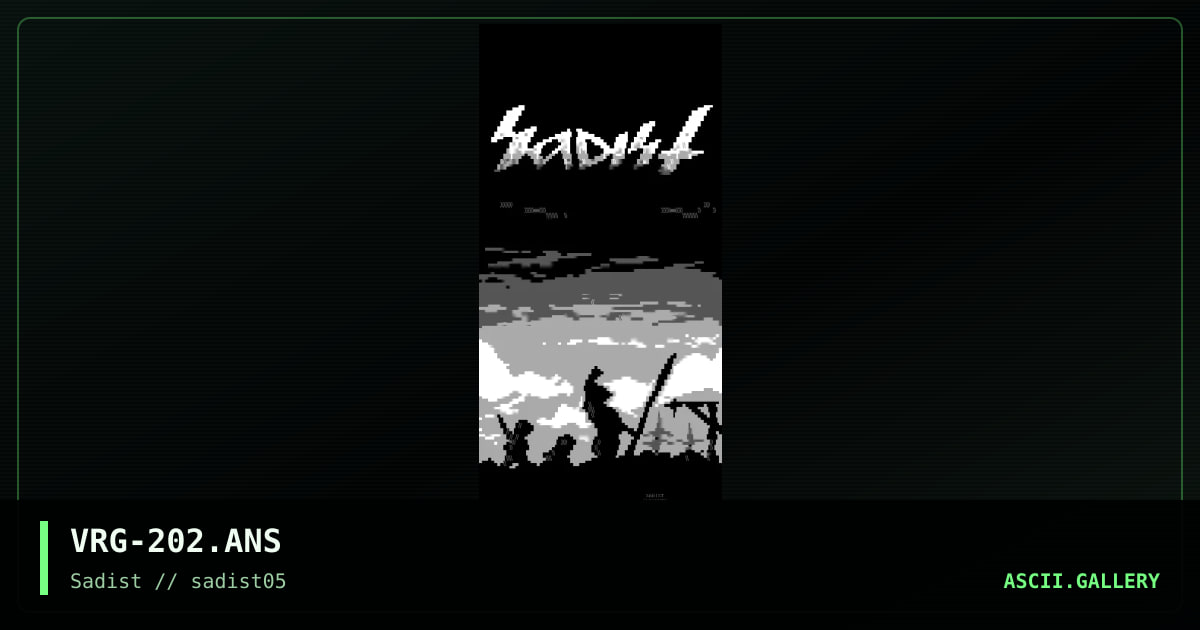 sadist almighty, by vargr, 2005