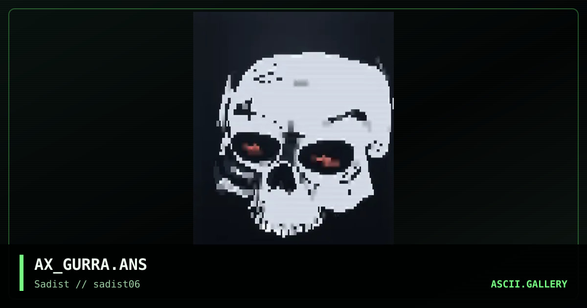 AX_GURRA.ANS, by alla xul, 2007