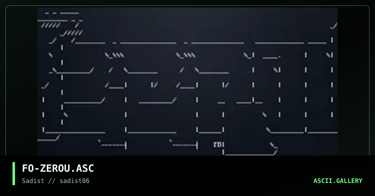 FO-ZEROU.ASC, by fo, 2007