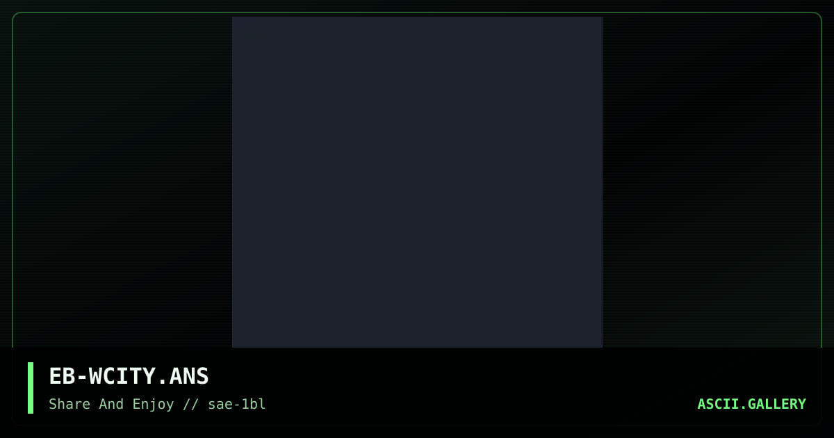 EB-WCITY.ANS, by eboy, 2000