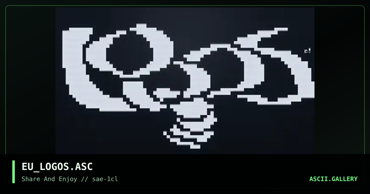 EU_LOGOS.ASC, by ellus, 2000